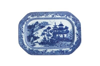 Mottahedeh Blue Canton Cookie Plate HC120, MPN: HC120,