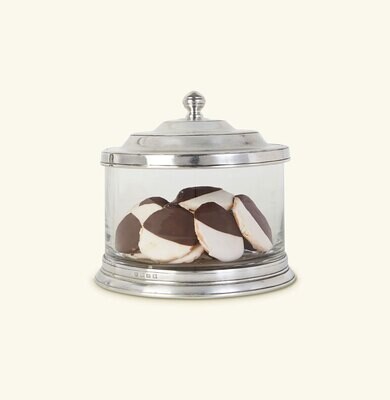 Match Pewter Glass Cookie Jar 1300, MPN: 1300,