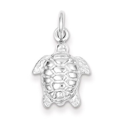 Turtle Charm Sterling Silver QC949, MPN: QC949, 883957918112
