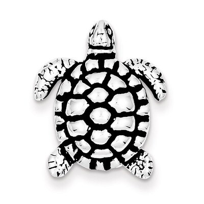 Turtle Charm Antiqued Sterling Silver QC7671, MPN: QC7671, 883957137636