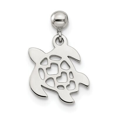 Turtle Charm Sterling Silver Dangle QMM156, MPN: QMM156,
