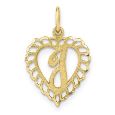 Initial I Charm 10k Gold 10C568I, MPN: 10C568I,