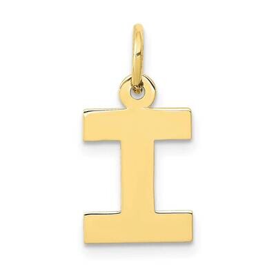 Block Initial I Charm 10k Gold Small 10YC664I, MPN: 10YC664I,