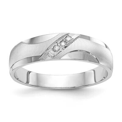 AA Quality Trio Mens Wedding Band 14k White Gold X8319AA-G, MPN: X8319AA-G, 886774615042