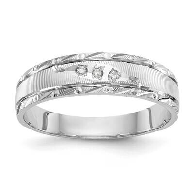 AA Quality Trio Mens Wedding Band 14k White Gold Y2478AA-G, MPN: Y2478AA-G, 886774135083