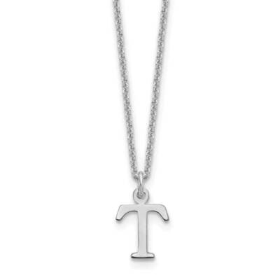 Cutout Letter T Initial Necklace 10k White Gold 10XNA727W/T, MPN: 10XNA727W/T,