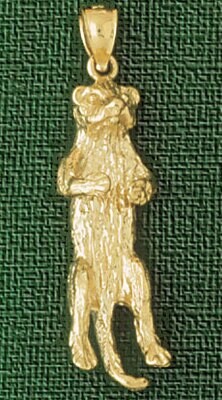 Dazzlers Jewelry Squirrel Pendant Necklace Charm Bracelet in Yellow, White or Rose Gold 2261, MPN: …