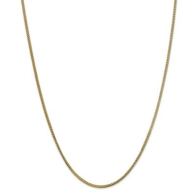 18 Inch 1.5mm Franco Chain 10k Gold 10FR050-18, MPN: 10FR050-18, 191101597008