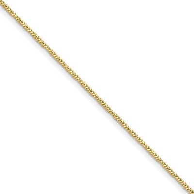 7 Inch 1.3mm Franco Chain 10k Gold 10FR040-7, MPN: 10FR040-7, 191101596971