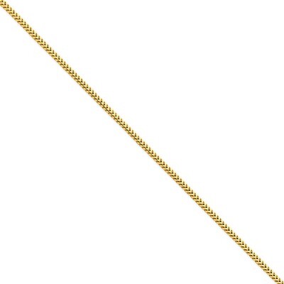 2.5mm Franco Chain 24 Inch 14k Gold FRA080-24, MPN: FRA080-24, 883957080246