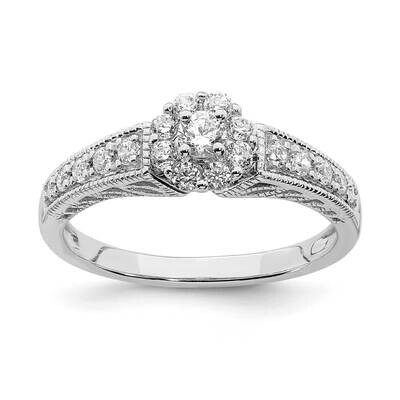 Diamond Engagement Ring 14k White Gold RM6438E-011-WAA, MPN: RM6438E-011-WAA,