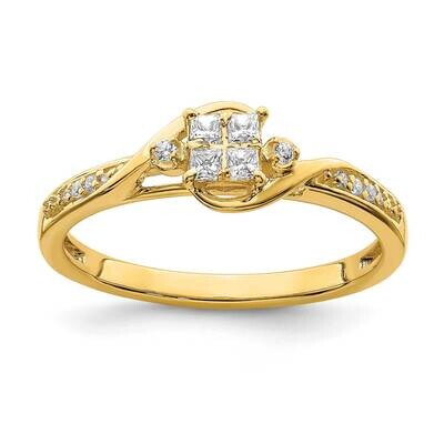 Diamond Engagement Ring 10k Yellow Gold RM6387E-019-0YAA, MPN: RM6387E-019-0YAA, 191101563508