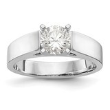 Peg Set Solitaire Engagement Ring Mounting 14k White Gold RM1969E-4.4WIDE-W, MPN: RM1969E-4.4WIDE-W…