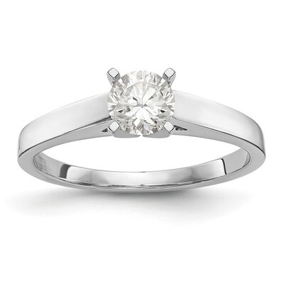 Peg Set Solitaire Engagement Ring Mounting 14k White Gold RM1969E-2.4WIDE-W, MPN: RM1969E-2.4WIDE-W…