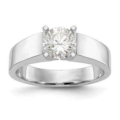 Peg Set Solitaire Engagement Ring Mounting 14k White Gold RM1968E-4.5WIDE-W, MPN: RM1968E-4.5WIDE-W…