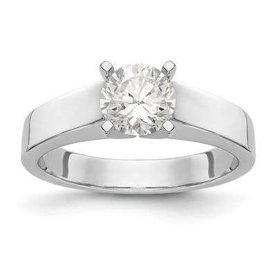 Peg Set Solitaire Engagement Ring Mounting 14k White Gold RM1968E-3.7WIDE-W, MPN: RM1968E-3.7WIDE-W…