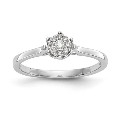 Complete Diamond Cluster Engagement Ring 14k White Gold RM2350E-010-WAA, MPN: RM2350E-010-WAA, RM23…