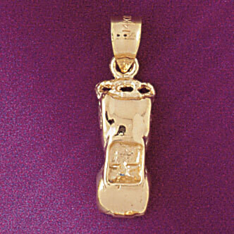 Dazzlers Jewelry Classic Car Pendant Necklace Charm Bracelet in Yellow, White or Rose Gold 4338, MP…