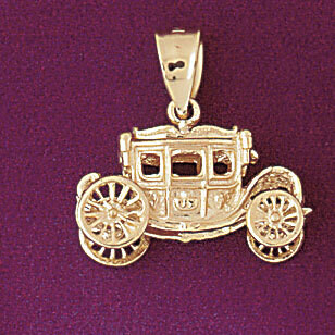 Dazzlers Jewelry Classic Car Pendant Necklace Charm Bracelet in Yellow, White or Rose Gold 4333, MP…