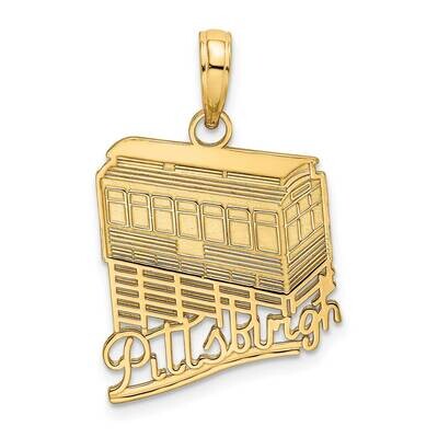 Pittsburgh Incline (Tram Cable Car) Charm 14k Gold K7229, MPN: K7229, 63721806252