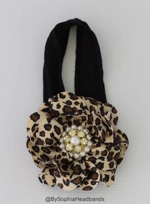 Baby Headband Headwrap Leopard Baby Headband Baby Flower Headband Baby Girl Headband Flower Headban…