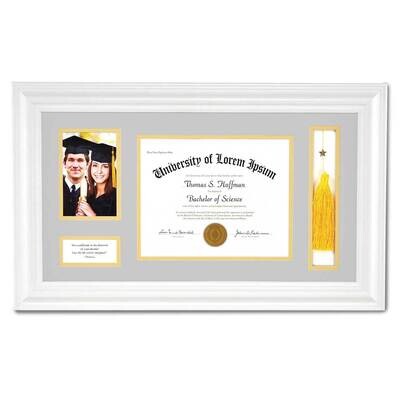 White Graduation Photo Picture Frame General Verse GM23106, MPN: GM23106, 886083564093