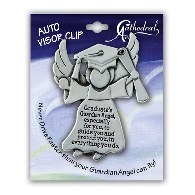 Graduation Angel Visor Clip Silver-tone GM17384, MPN: GM17384, 785525264112