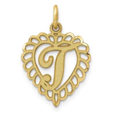 Initial T Charm 10k Gold 10C568T, MPN: 10C568T,