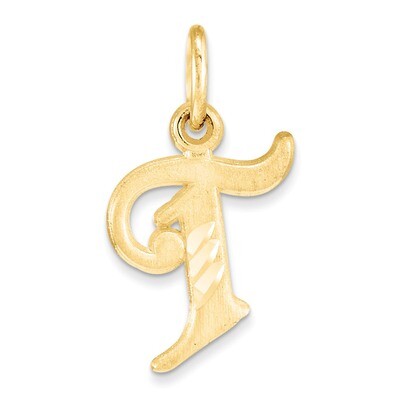 Initial T Charm 10k Gold 10C764T, MPN: 10C764T, 883957392998