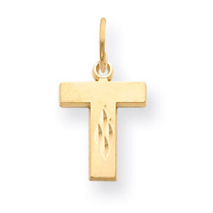 Initial T Charm 14k Gold C566T, MPN: C566T, 883957861005