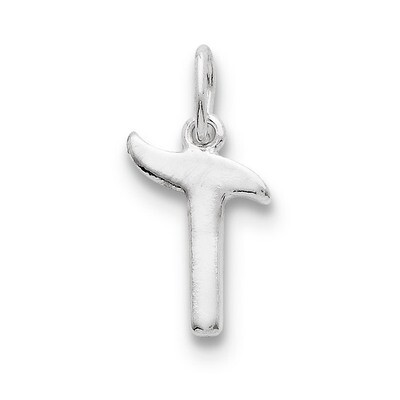Initial T Pendant Sterling Silver QC6511T, MPN: QC6511T, 883957916378