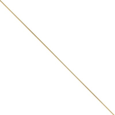 1.1mm Round Snake Chain 24 Inch 14k Gold SNA100-24, MPN: SNA100-24, 886774431840