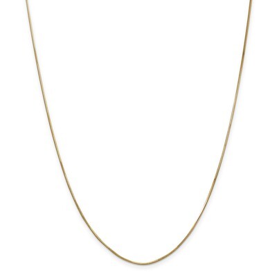 20 Inch 1.00mm Octagonal Snake Chain 14k Gold OSA100-20, MPN: OSA100-20, 886774431703