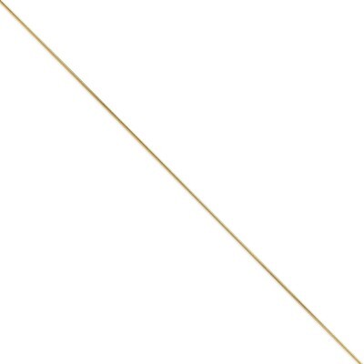 1.1mm Round Snake Chain 16 Inch 14k Gold SNA100-16, MPN: SNA100-16, 886774431833