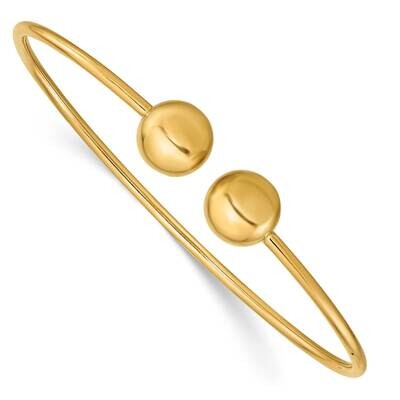 Flexible Bangle 14k Gold Polished DB717, MPN: DB717, 191101562594