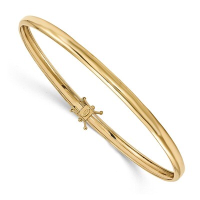 Yellow Gold Polished Flexible Bangle 14k Gold DB600, MPN: DB600, 886774615691