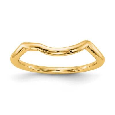 Polished Contour Wedding Band 14k Yellow Gold RM1999B-Y, MPN: RM1999B-Y,