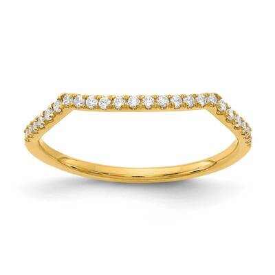 Diamond Contoured Wedding Band 14k Gold RM5906B-015-YAA, MPN: RM5906B-015-YAA,