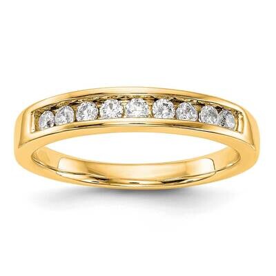 Diamond Wedding Band 14k Yellow Gold RM2668B-027-YAA, MPN: RM2668B-027-YAA,