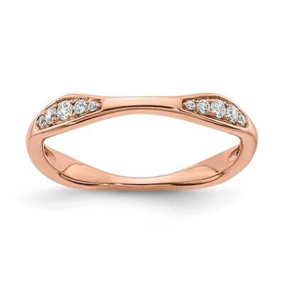 Diamond Wedding Band 14k Rose Gold RM5721B-012-RAA, MPN: RM5721B-012-RAA,