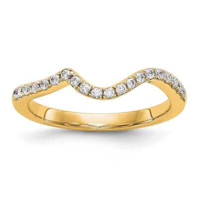 Diamond Contoured Wedding Band 14k Yellow Gold RM1955B-020-YAA, MPN: RM1955B-020-YAA,