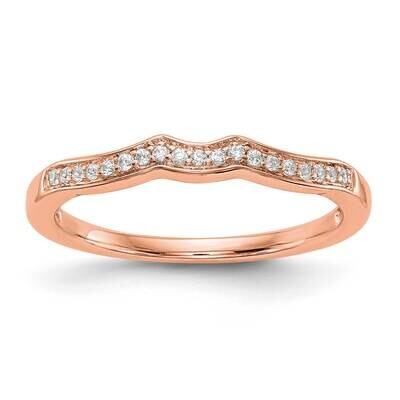 Diamond Wedding Band 14k Rose Gold RM2881B-010-RAA, MPN: RM2881B-010-RAA,