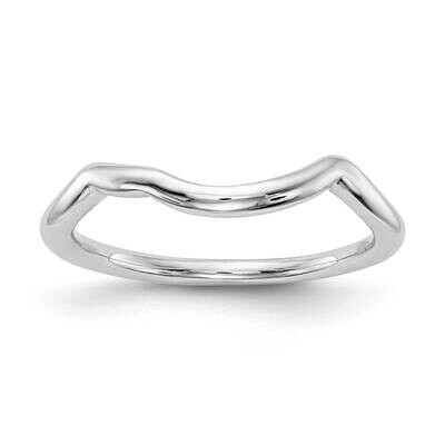 Polished Contour Wedding Band 14k White Gold RM1999B-W, MPN: RM1999B-W,
