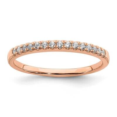 Diamond Wedding Band 14k Rose Gold RM6362B-013-RAA, MPN: RM6362B-013-RAA,