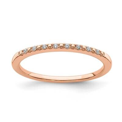 Diamond Wedding Band 14k Rose Gold RM6360B-004-RAA, MPN: RM6360B-004-RAA,