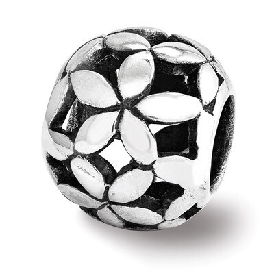 Flower of Life Bead - Sterling Silver QRS3503, MPN: QRS3503, 191101195723