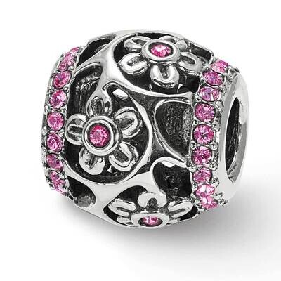 Swarovksi Crystal Flowers Bead Sterling Silver QRS3931, MPN: QRS3931,