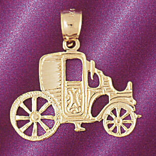 Dazzlers Jewelry Classic Car Pendant Necklace Charm Bracelet in Yellow, White or Rose Gold 4328, MP…
