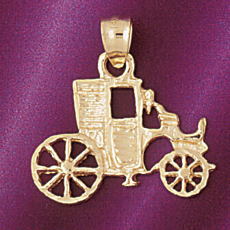 Dazzlers Jewelry Classic Car Pendant Necklace Charm Bracelet in Yellow, White or Rose Gold 4327, MP…