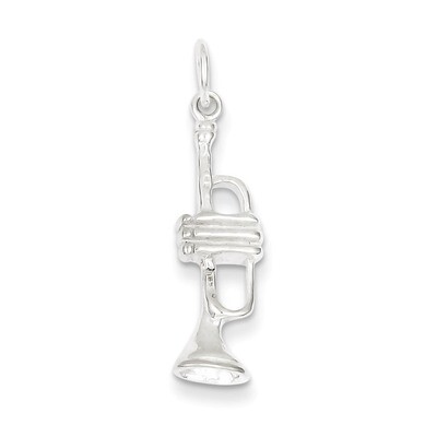 Trumpet Charm Sterling Silver QC182, MPN: QC182, 883957905587